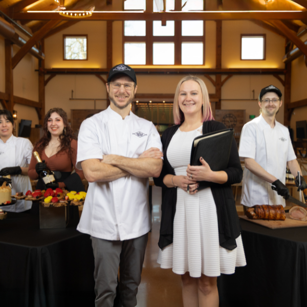 <b>Heritage Catering</b><br>
At Heritage Catering you’ll find more than food. With tailored menus, local and seasonal ingredients and on-site cooking, we will elevate your event.