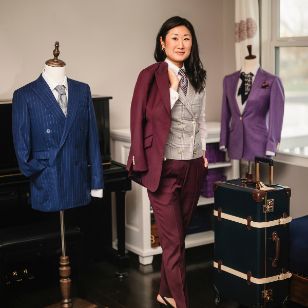 <b>Pearce Bespoke</b><br>
Jane Houseward, a mobile custom clothier, is becoming a go-to choice for those who want to look sharp and stand out.
