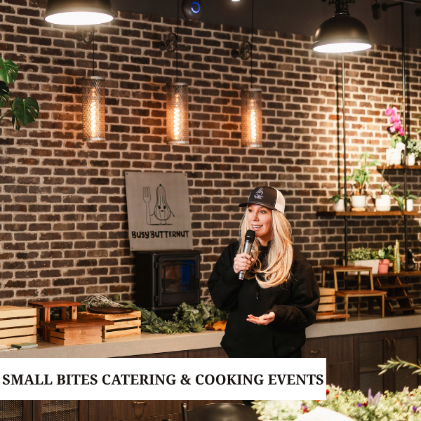 <b>BusyButternut and Clarify Kitchen</b><br>
BusyButternut is a boutique luxury catering company specializing in appetizer-only small bites and handhelds.