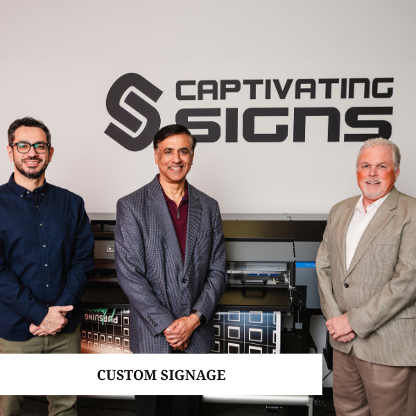 <b>Captivating Signs</b><br>
Captivating Signs has helped businesses transform their visibility for over 15 years.
