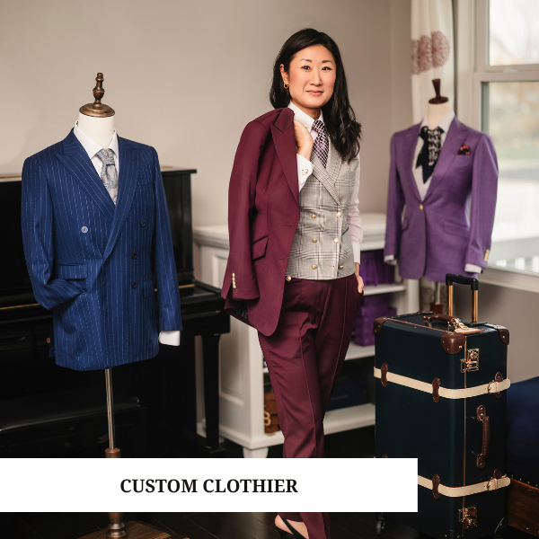 <b>Pearce Bespoke</b><br>
Jane Houseward, a mobile custom clothier, is becoming a go-to choice for those who want to look sharp and stand out.