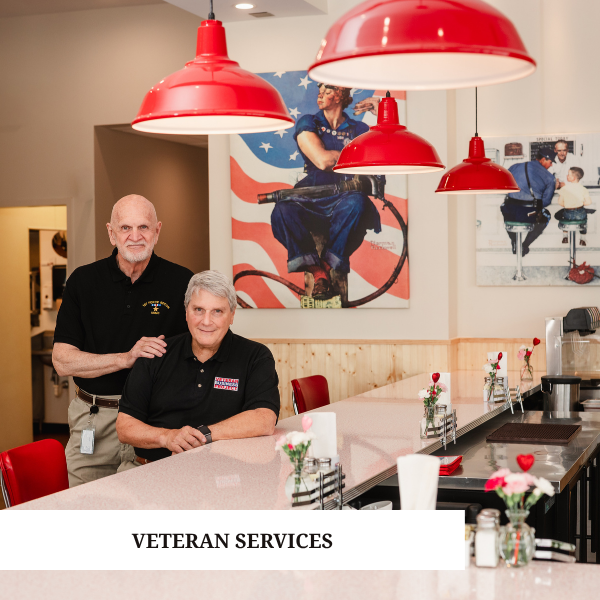 <b>Veteran Business Project & Rosie's Home Cookin'</b><br>
Owned by the Veteran Business Project (VBP), Rosie’s Home Cookin’ is part of a program to help transition military veterans into civilian life through small business ownership.